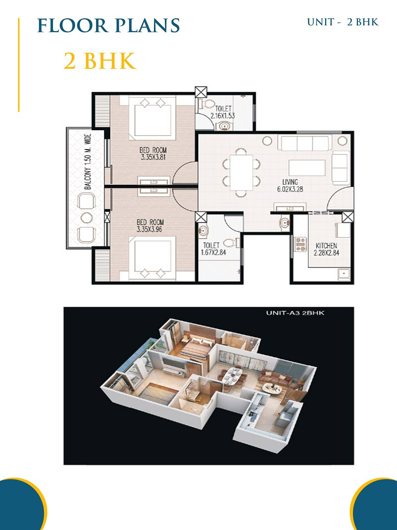 Unit- E1 3BHK